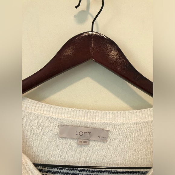 Loft petite striped sweater - Picture 3 of 4